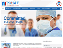 Tablet Screenshot of noblebhopal.com